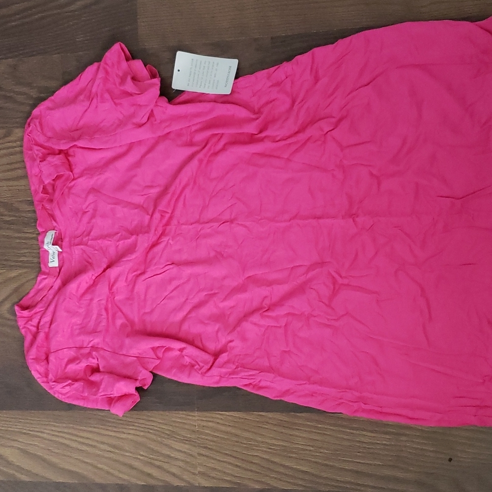 Velvet Torch Pink Tunic Top. NWT